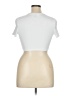 Shein Curve White Short Sleeve Turtleneck Size 0X - photo 2