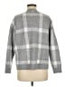 Anne Klein Plaid Gray Pullover Sweater Size M - photo 2