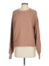 Pink Lily Solid Tan Pullover Sweater Size S - photo 1