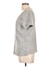 Shein Gray Short Sleeve Top Size L - photo 5