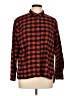 Madewell Plaid Red Long Sleeve Button-Down Shirt Size L - photo 1