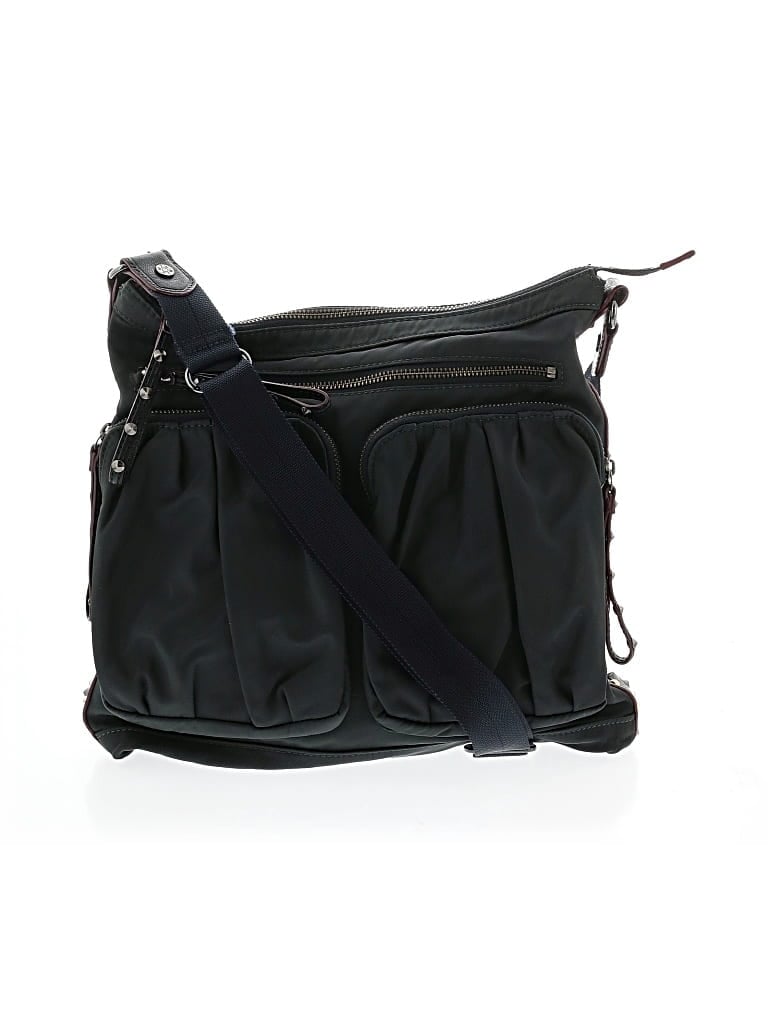 Pre-owned Mz Wallace Crossbody Bag In Gray