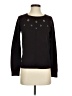 Ann Taylor LOFT Solid Maroon Black Pullover Sweater Size S - photo 1