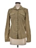 Assorted Brands 100% Polyamide Tan Long Sleeve Button-Down Shirt Size XXS - photo 1