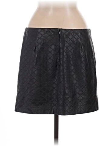 Cynthia Rowley TJX Faux Leather Skirt (view 2)