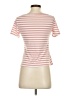 Shein Stripes Pink Short Sleeve T-Shirt Size XS - photo 2