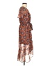 Rewind 100% Polyester Paisley Orange Casual Dress Size S - photo 4