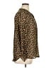 Dalia Collection 100% Polyester Animal Print Gold Long Sleeve Blouse Size XL - photo 4