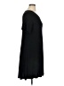 Unbranded Solid Black Casual Dress Size XL - photo 4