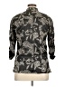 Emma James 100% Polyester Paisley Gray 3/4 Sleeve Blouse Size 14 - photo 2