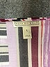 Dana Buchman Stripes Multi Color Purple Short Sleeve Blouse Size L - photo 7