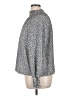 Nine West 100% Polyester Polka Dots Silver Long Sleeve Blouse Size XL - photo 5