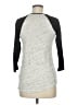 J.Crew Gray 3/4 Sleeve Top Size M - photo 2