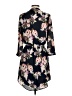 Daniel Rainn 100% Polyester Floral Black Casual Dress Size XS - photo 2