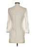 Mine Ivory 3/4 Sleeve Blouse Size S - photo 2