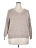 Shein Metallic Tan Pullover Sweater Size 2X (estimated) - photo 1