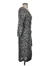 BCBGMAXAZRIA 100% Polyester Gray Kimono Size S - photo 4