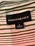 Fortune + Ivy 100% Polyester Stripes Gray 3/4 Sleeve Blouse Size S - photo 7