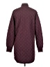 Zella 100% Polyester Burgundy Coat Size XXS - photo 2