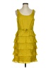 Taylor 100% Polyester Yellow Cocktail Dress Size 4 - photo 1