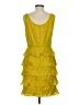 Taylor 100% Polyester Yellow Cocktail Dress Size 4 - photo 2