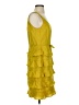 Taylor 100% Polyester Yellow Cocktail Dress Size 4 - photo 4