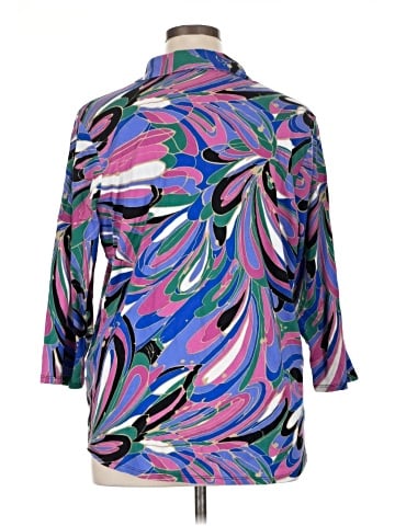 Evan Picone 3/4 Sleeve Blouse (view 2)
