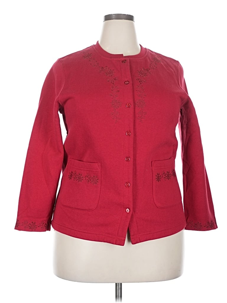 Pre-owned Blair Cardigan Sweater In Red