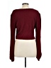 Unbranded Burgundy Long Sleeve Top Size L (estimated) - photo 2