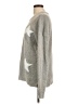 a.n.a. A New Approach Stars Silver Pullover Sweater Size L - photo 5