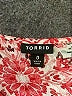 Torrid 100% Rayon Red Casual Dress Size Lg Plus (0) - photo 7