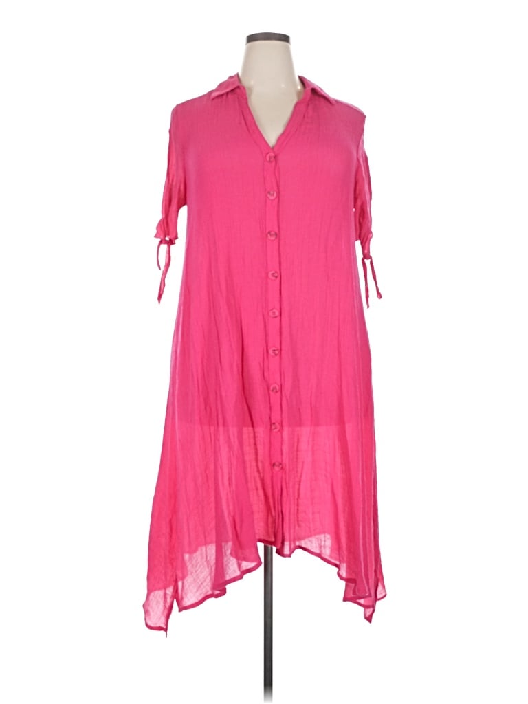 Pre-owned Mlle Gabrielle Kimono In Pink