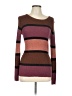 Ichi Color Block Brown Pullover Sweater Size L - photo 1