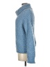 Love Tree 100% Polyester Blue Turtleneck Sweater Size M - photo 5