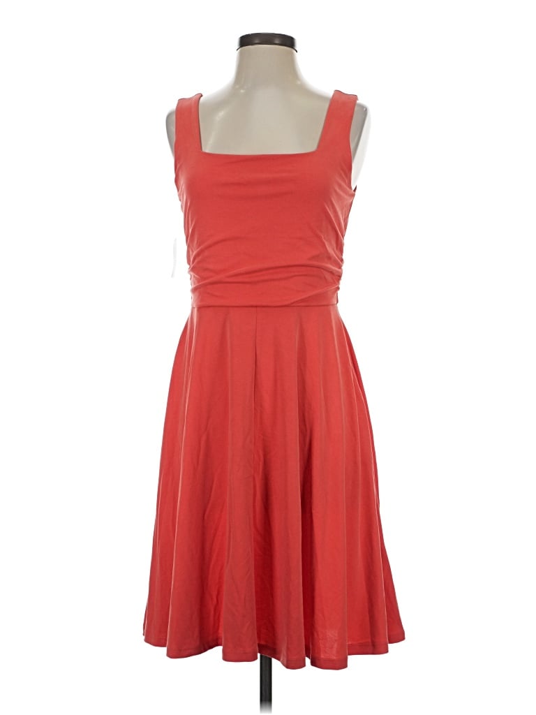 Pre-owned Lands' End Cocktail Dress In Red