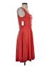 Lands' End Solid Red Cocktail Dress Size XS - photo 4