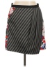 Peter Pilotto for Target Graphic Gray Casual Skirt Size 12 - photo 1