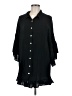 Hermoza 100% Rayon Black 3/4 Sleeve Button-Down Shirt Size Med - Lg - photo 1