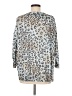 Nally & Millie Animal Print Silver Blue Pullover Sweater One size - photo 2