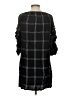 MSK 100% Rayon Plaid Black Casual Dress Size S - photo 2