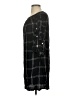 MSK 100% Rayon Plaid Black Casual Dress Size S - photo 5