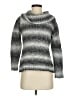 Basic Editions Metallic Silver Pullover Sweater Size S - photo 1