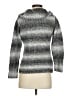 Basic Editions Metallic Silver Pullover Sweater Size S - photo 2