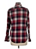 Chaps 100% Cotton Plaid Burgundy Red Long Sleeve Button-Down Shirt Size M - photo 2