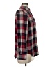Chaps 100% Cotton Plaid Burgundy Red Long Sleeve Button-Down Shirt Size M - photo 4