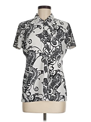 IZOD Short Sleeve Blouse (view 1)