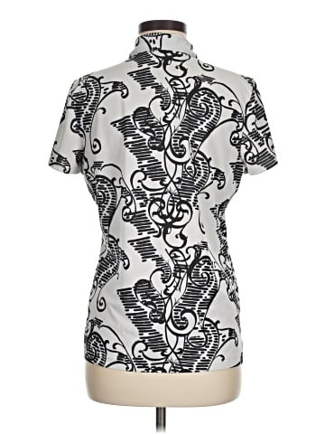 IZOD Short Sleeve Blouse (view 2)