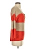 Ann Taylor LOFT Color Block Orange Pullover Sweater Size S - photo 4