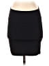 Basics Solid Black Casual Skirt Size S - photo 1