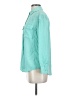 Equipment Teal Long Sleeve Button-Down Shirt Size S - photo 5